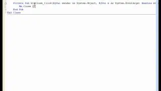 Coding a Close Button on a Windows Form Application