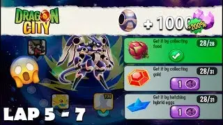 Dragon City: High Tech Dragon | Heroic Race LAP 5 - 7 COMPLETED