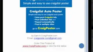 Hot Craigslist Auto Poster 1