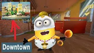 Minion rush Baby GOLDEN costume minion Downtown gameplay android ios minions Despicable me