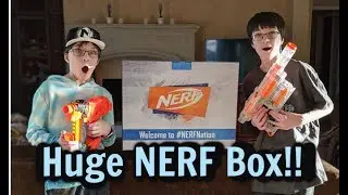 HUGE Nerf BOX! 2019 Nerf Nation Ambassador Unboxing!