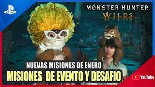 ⭐NUEVAS MISIONES DE EVENTO PARA ENERO  -  MONSTER HUNTER WILDS EN ESPA&Ntilde;OL⭐