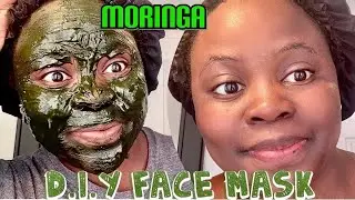 How to make A Face Mask Using Moringa| SKIN CARE | D.I.Y Moringa Powder Face Mask