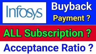 infosys buyback ALL सब्सक्रिप्शन? acceptance ratio? infosys buyback, infosys share latest news today