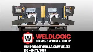 High Production CNC Seam Welder (450+ units per hour) by Weldlogic
