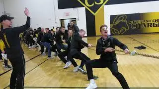 Tug of War Seniors vs Sophomore Boys