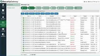 Security Gateway for Email   Administration   Data Retention