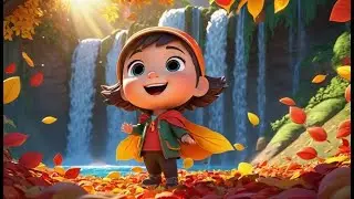 Swirly Swirl Leaves Autumn | English Nursery Rhyme | Kids Songs | Baby Music