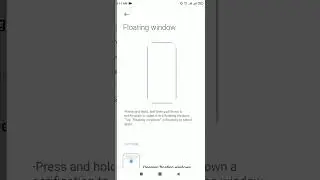 Floating window special feature in Redmi 7A MIUI 12.5 version designed by Xiaomi | Floating window