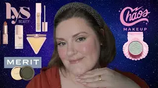 Trying new makeup...and its all so good | Merit Eyeshadow, Chaos Makeup & LYS Beauty
