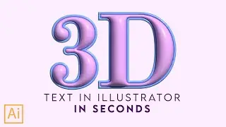 Illustrator Tutorial: Realistic 3D Text in Adobe Illustrator