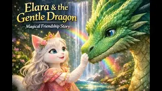 🐉👑Elara & the Gentle Dragon | Magical Friendship Story|エララ | 艾拉拉 #cat #animation #dragon #magic p3