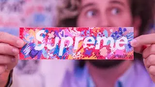 Custom SUPREME Stickers ! #shorts #custom #supreme
