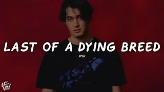 Joji - Last of a Dying Breed (Lyrics)