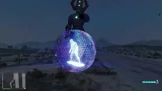 GTA 5 Mods - Silver Surfer VS Galactus (Test 3)