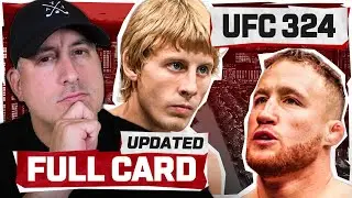 *NEW* UFC 324: Gaethje vs. Pimblett FULL CARD Predictions and Bets