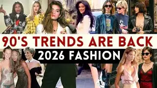 🔴Lata 90. powracają: trendy modowe powracające w 2026 roku | Mia Moda