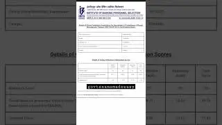 My IBPS PO pre Scorecard 2022-2023