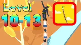 Tower Run Gameplay. Level 10-13. Best Hyper Casual Games and offline Mobile Games