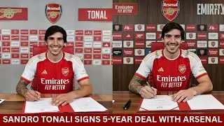SANDRO TONALI SIGNS 5-YEAR DEAL WITH ARSENAL &ndash; MIDFIELDER JOINS GUNNERS ON DEADLINE DAY &euro;75M BOMB! 