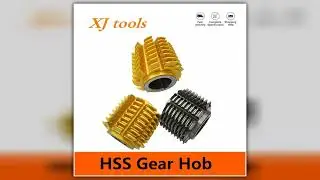 1PCS M05M06M08M10M125M15M20M25M30MM40 modulus PA 20 degrees HSS Titanium coating Gear hob Gear cutt