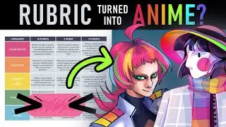 we turned my character design rubric into anime girls 👧