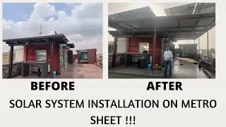 Solar panels installation without wasting roof space | 15 KW in 1000 sq feet