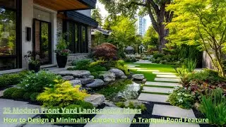 The Art of Home Garden: Modern Front Yard Landscaping and Pond D&eacute;cor Ideas