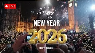 LIVE - London 2026 New Year's Night!🎇🎆Walking to the Party! ☔