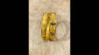 hallmark gold 91.6#22kt #designer #bridal #bangles