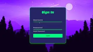 Animate Login Form HTML CSS with ASMR Programming #cssanimation