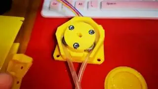 3D printed peristaltic pump with famous 28BYJ-48 5V motor