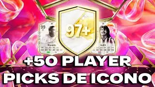 WE'RE OPEN 50 ICON PLAYER PICKS 97+ | EAFC 25 ULTIMATE TEAM