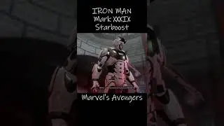 Badass IRON MAN Suit Mark XXXIX Starboost Scene in Marvel's Avengers #shorts