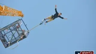 Bungee jumping in Dubai, U.A.E.