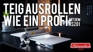 Crossaints, Bl&auml;tterteig, Plunderteig ausrollen wie ein Profi | UNBOXING Kneader Japan RS201