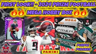 🔥 FIRST LOOK!! 2024 PRIZM HOBBY MEGA BOX REVIEW! 🤯 PURPLE PULSARS 🔥 #panini #giveaway #tradingcards