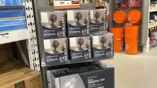 Portable fans in Home Depot