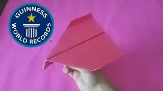 D&uuml;nya Mesafe Rekoru Kıran Kağıt U&ccedil;ak Yapımı