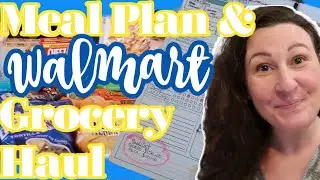 WALMART PLUS Grocery Haul and Weekly Meal Plan| Low Carb Dump and Go Crockpot Meal Planning