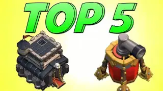 Clash of Clans - TOP 5 BEST TH9 AIR SWEEPER WAR BASES!