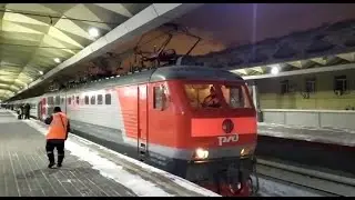 Поездка на поезде №28 Москва-Окт.(Ленинградский вокзал) - Санкт-Петербург-Главный(Московский вокзал)