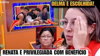 BBB25: RENATA RECEBE PODER SURPREMO DA DIRE&Ccedil;&Atilde;O E AGE COVARDIMENTE CONTRA DELMA E ALINE NO BBB
