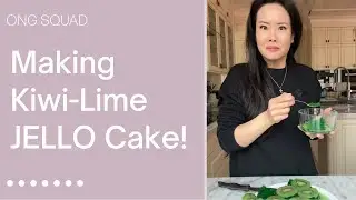 How to Make Kiwi-lime JELLO Cake!