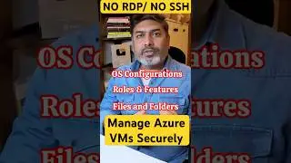 Управление ОС виртуальных машин Azure &mdash; без RDP и SSH!