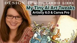 Tiny AI Art Tweaks I Use | Artistly 6.0 & Canva Pro Workflow