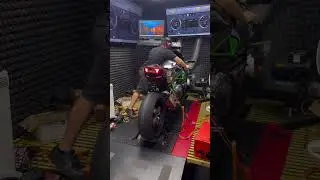 Kawasaki ninja H2R bike engine tuning #shorts