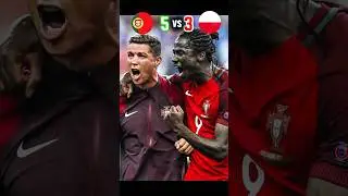 The Great Escape! Portugal Vs Poland Euro 2016 Drama #football #ronaldo #cr7 #shorts #footballshorts