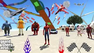 Epic SpiderMan Car Driving Adventure On A Huge Map