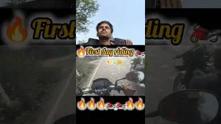 Splendor first day riding reaction dekho,🥵🏍️🔥 #funk #shortvideo